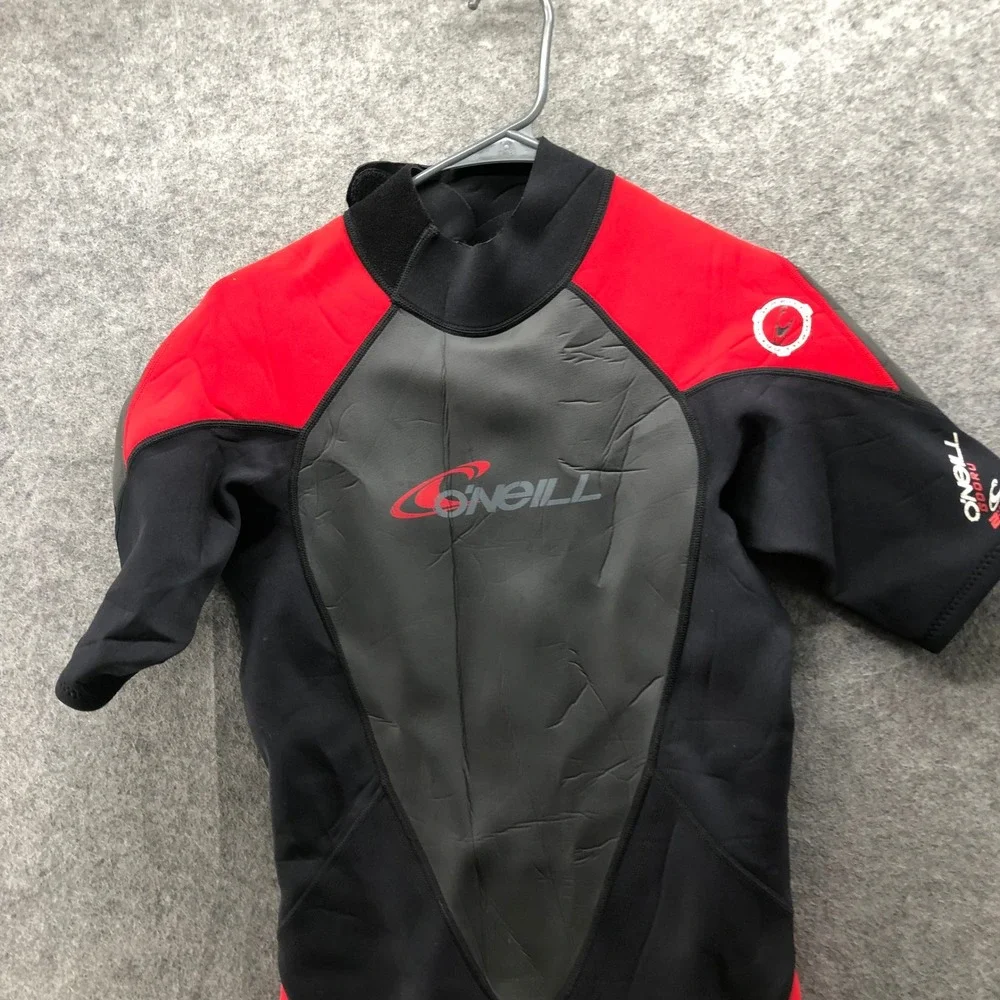 O'Neill Gooru 2:1 Shorty wetsuit‎ Shorty Wetsuit Mens Large Black Red Surf